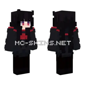 Kuroe Akaishi Minecraft skin