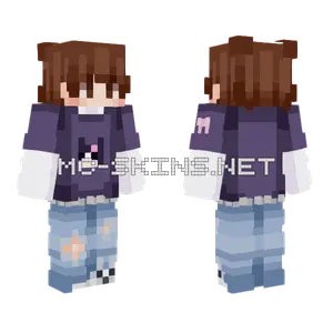 Kuromi Boy Fit Minecraft skin