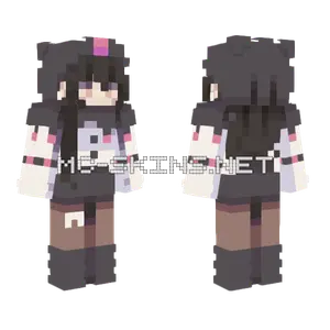 Kuromi Diary Sanrio Minecraft skin