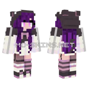 Kuromi Stela Minecraft skin