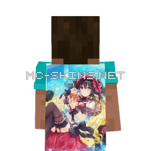 Kurumi Tokisaki Bikini cape, outside and lining
