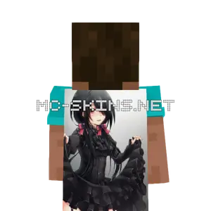 Kurumi Tokisaki Dress cape, outside and lining
