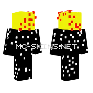 Kurzgesagt Dyson Swarm Minecraft skin