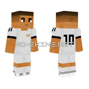 Kylian Mbappe Footballer Minecraft skin