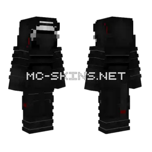 Kylo Ren Detailed Stripes Minecraft skin
