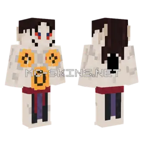 Kyogai Demon Slayer Minecraft skin
