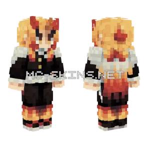 Kyojuro Rengoku Minecraft skin
