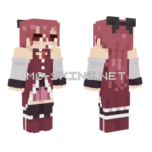 Kyoko Sakura Puella Magi Minecraft skin