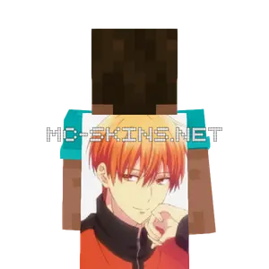 Kyou Souma cape, outside and lining