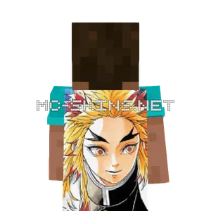 Kyoujurou Rengoku cape, outside and lining