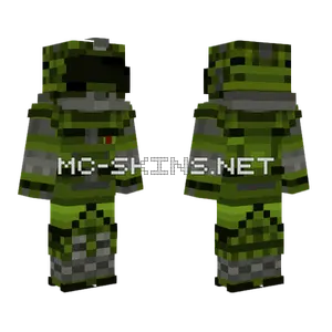 L Corp Pilot Minecraft skin