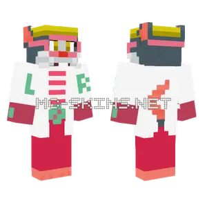 Lab Rat Labeled Minecraft skin