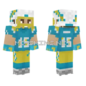 Ladd McConkey Football Skin Minecraft skin