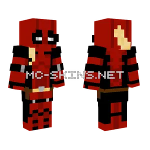 Lady Deadpool Minecraft skin