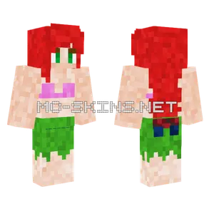 Lady Little Mermaid Minecraft skin