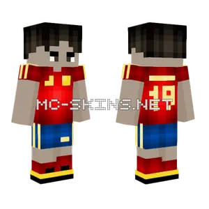 Lamine Yamal Minecraft skin