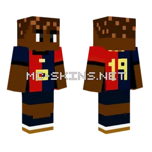 Lamine Yamal Minecraft skin