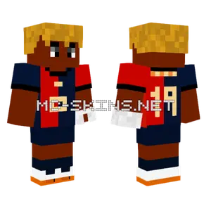 Lamine Yamal Minecraft skin