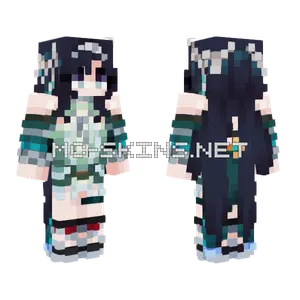 Lan Yan Genshin Impact Minecraft skin