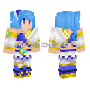 Lana Blue Outfit Minecraft skin