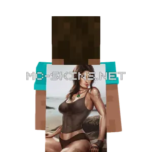 Lara Croft Beach cape, outside and lining