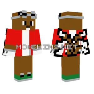 Lash The Nine Tails Squirrel Minecraft skin