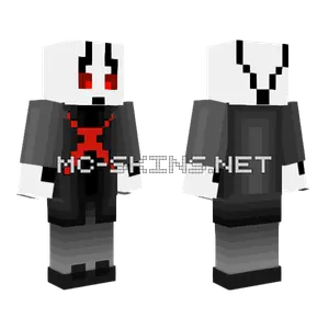 Last Breath Gaster Phase 5 Minecraft skin