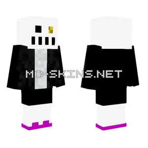 Last Breath Resurrection Sans Remade Minecraft skin