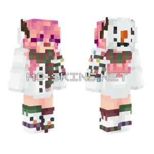 Lauren Muñeco De Nieve Minecraft skin