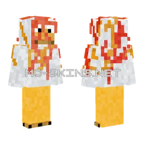 Lava Chicken Minecraft skin