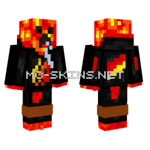 Lava Creeper Skin Minecraft skin