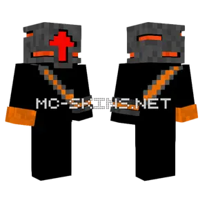 Lava Knight Minecraft skin