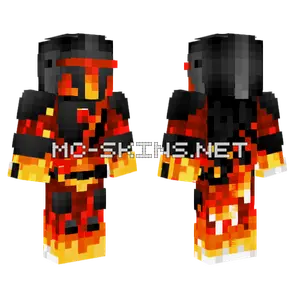 Lava Mando Minecraft skin
