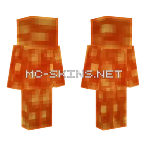 Lava With Transparent Outer Layer Minecraft skin