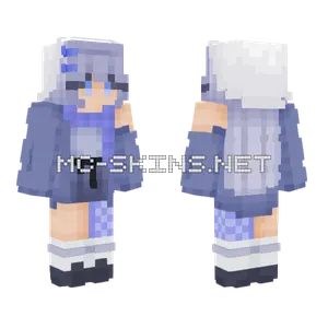 Lavender Winter RCE Minecraft skin