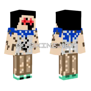 Leaf Feesh Villain Arc Minecraft skin