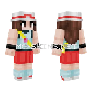 Leaf Pokemon Girl Minecraft skin