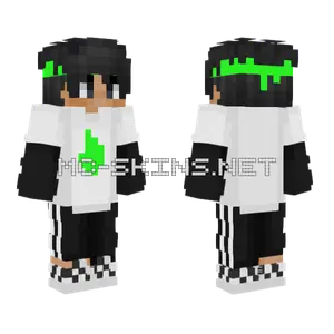 Leaf Sapnap Minecraft skin