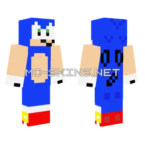 Lego Sonic Minecraft skin