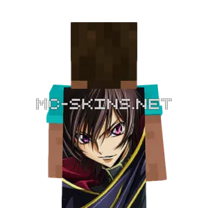 Lelouch Lamperouge cape, outside and lining
