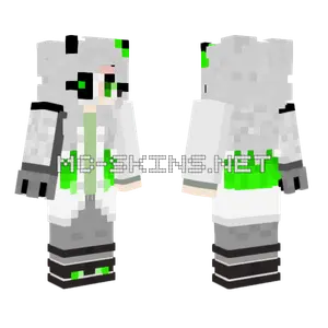Lennlin Cyborg Labcoat Minecraft skin