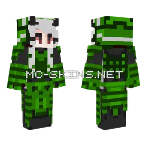 Lennlin Unmasked Minecraft skin