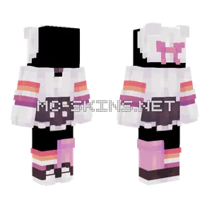 Lesbian Pride Outfit Minecraft skin