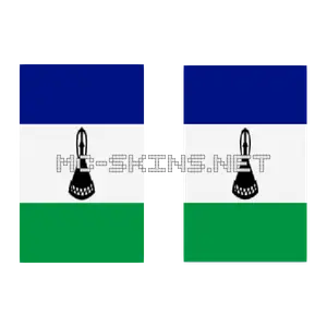 Lesotho Flag cape, outside and lining