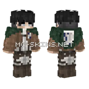Levi Ackerman Minecraft skin