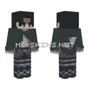 Levi Ackerman Attack On Titan Minecraft skin