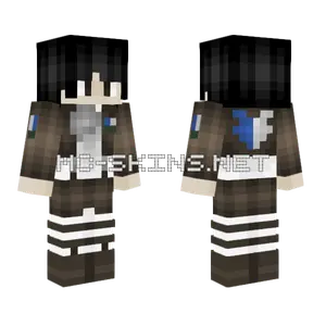 Levi Attack On Titan Minecraft skin