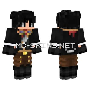 Levi With Jacket Minecraft skin