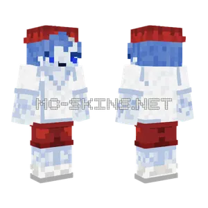 Liam Blue And Red Minecraft skin