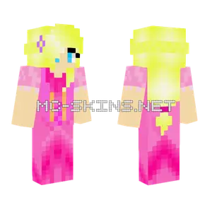 Lianna Pink Princess Minecraft skin